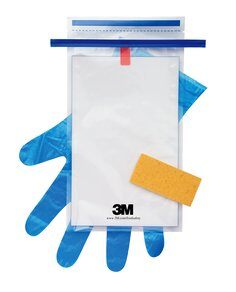 3M? 海綿涂抹棒，含10毫升D/E中和緩沖液和1副無菌手套 HS10DE2G，100套/箱