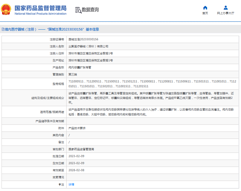 顱內球囊擴張導管711500511，7115012111.png